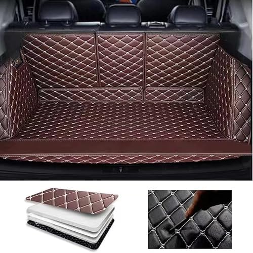 All Inclusive Kofferraummatte für Jeep Renegade 2015-2022, Kratzfest und verschleißfest Kofferraum Schutzmatte Cargo Liner Tray Zubehö,F Coffee von FLYUFO