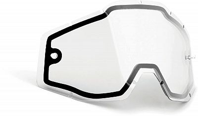 FMF Goggles PowerBomb/PowerCore, Doppel-Ersatzglas - Klar von FMF Goggles