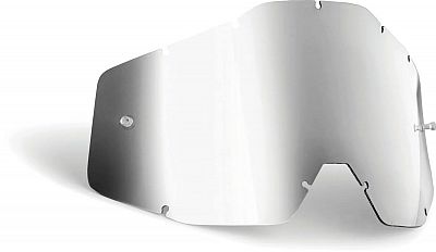 FMF Goggles PowerBomb/PowerCore, Ersatzglas verspiegelt - Silber-Verspiegelt von FMF Goggles