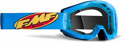 FMF Goggles PowerCore, Crossbrille - Türkis/Gelb/Rot Klar von FMF Goggles