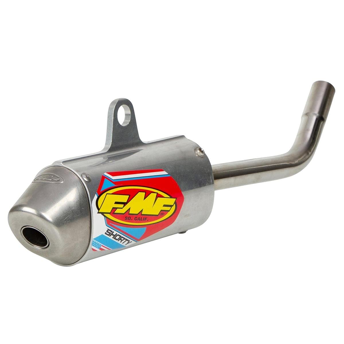 FMF Endschalldämpfer PowerCore 2 Shorty Silber Gr. Edelstahl/Aluminium/Edelstahl von FMF