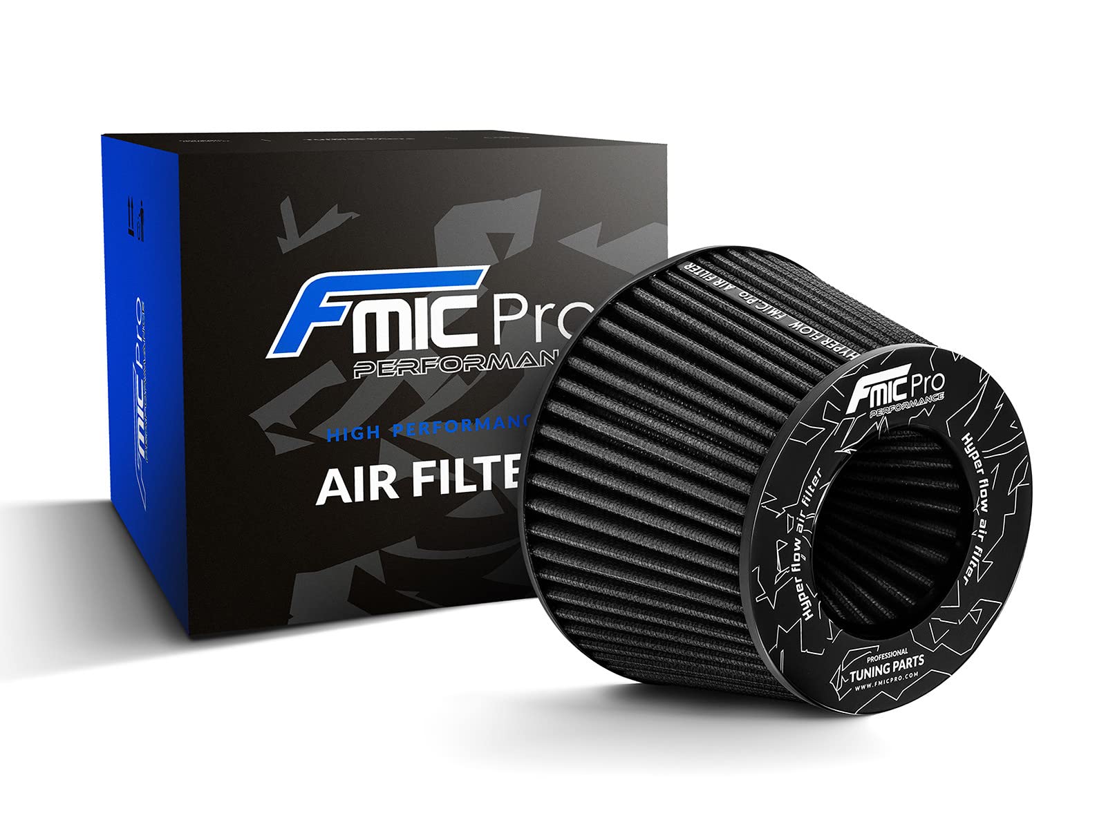 FMIC.Pro Performance Universal Sport Luftfilter Länge 100mm Durchmesser 76mm von FMIC.EU PERFORMANCE