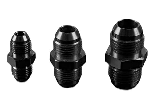 Fitting Adapter Verbinder Anschluss Schott AN10-AN10 Schwarz von FMIC.EU PERFORMANCE