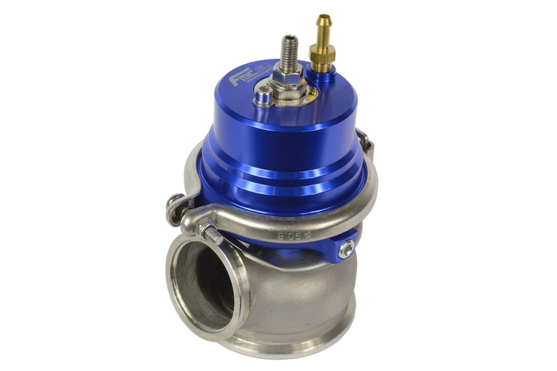 Universal Externe Wastegate V-band Ventil 60mm Turbolader external Blau von FMIC.EU PERFORMANCE