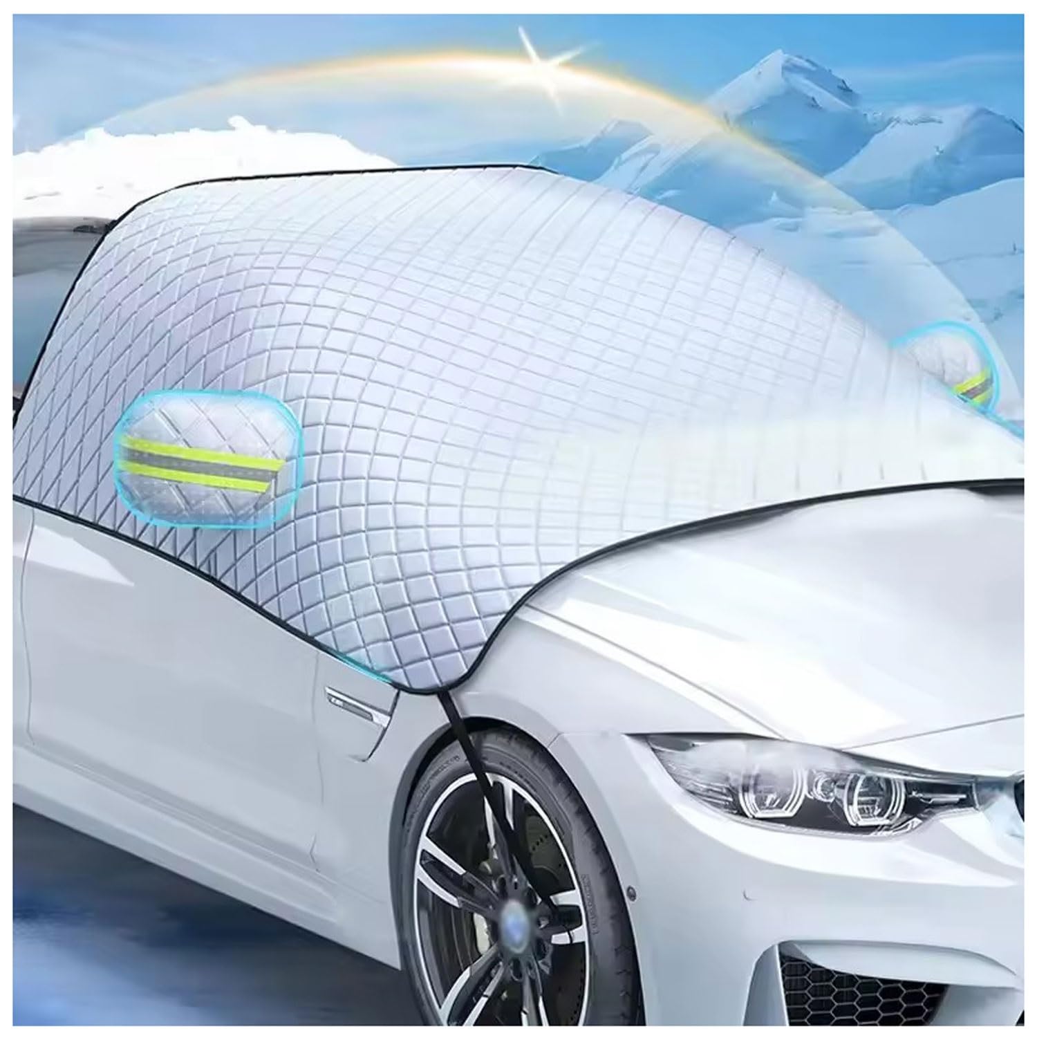 Auto Windschutzscheiben Abdeckung Frontscheibenabdeckung Frostabdeckung Sonnenschutz Auto Frontscheib Autoscheibenabdeckung Winschutzscheiben Abdeckung Groß von FMLCLSTJM