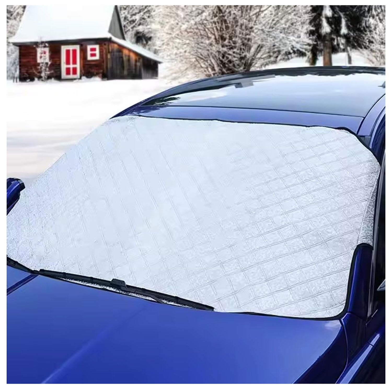 Frontscheibenabdeckung Auto Abdeckung Windschutzscheibe Winter Mit Magnet Fixierung Faltbare Windschutzscheibenabdeckung Für Gegen Schnee Frost Und Sonne Geeignet Für Alle Jahreszeiten von FMLCLSTJM