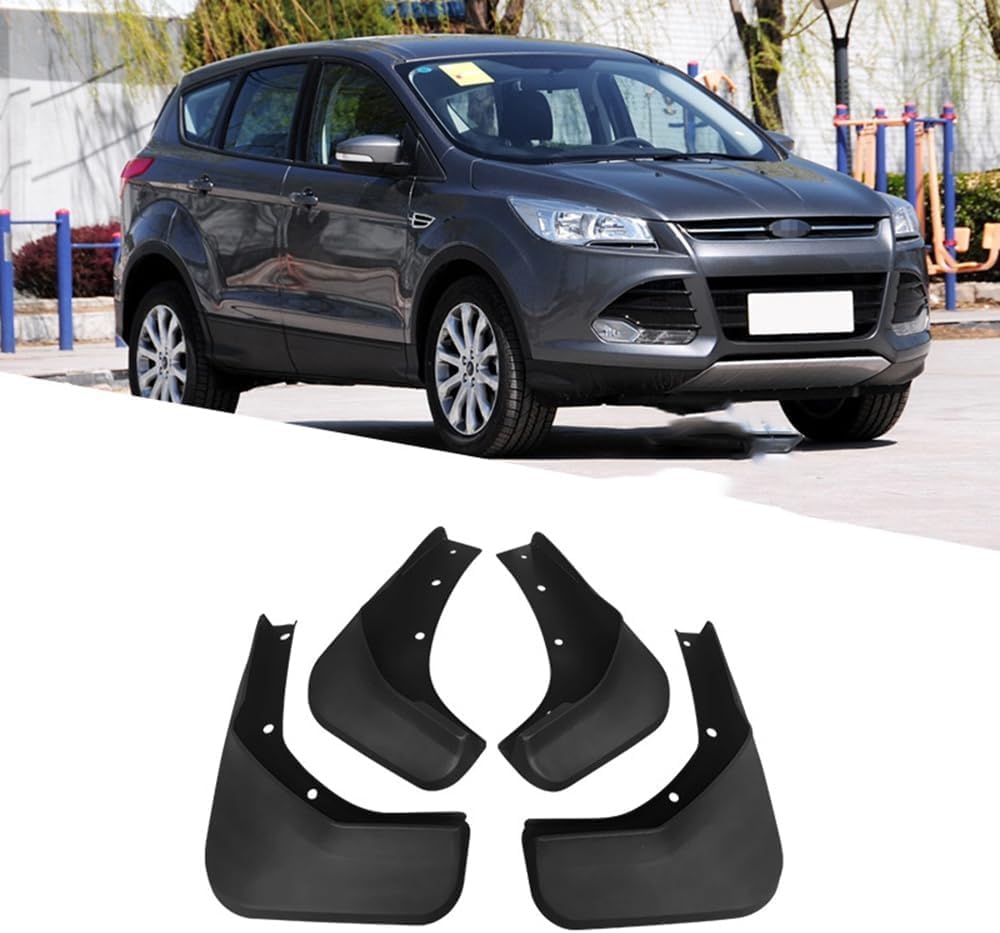 4Pcs Auto-Kotflügel für Ford EcoBoost Kuga 2013-2019, Auto-Front- und Heck-Spritzschutz, Auto-Außenschutz von FMfanmi