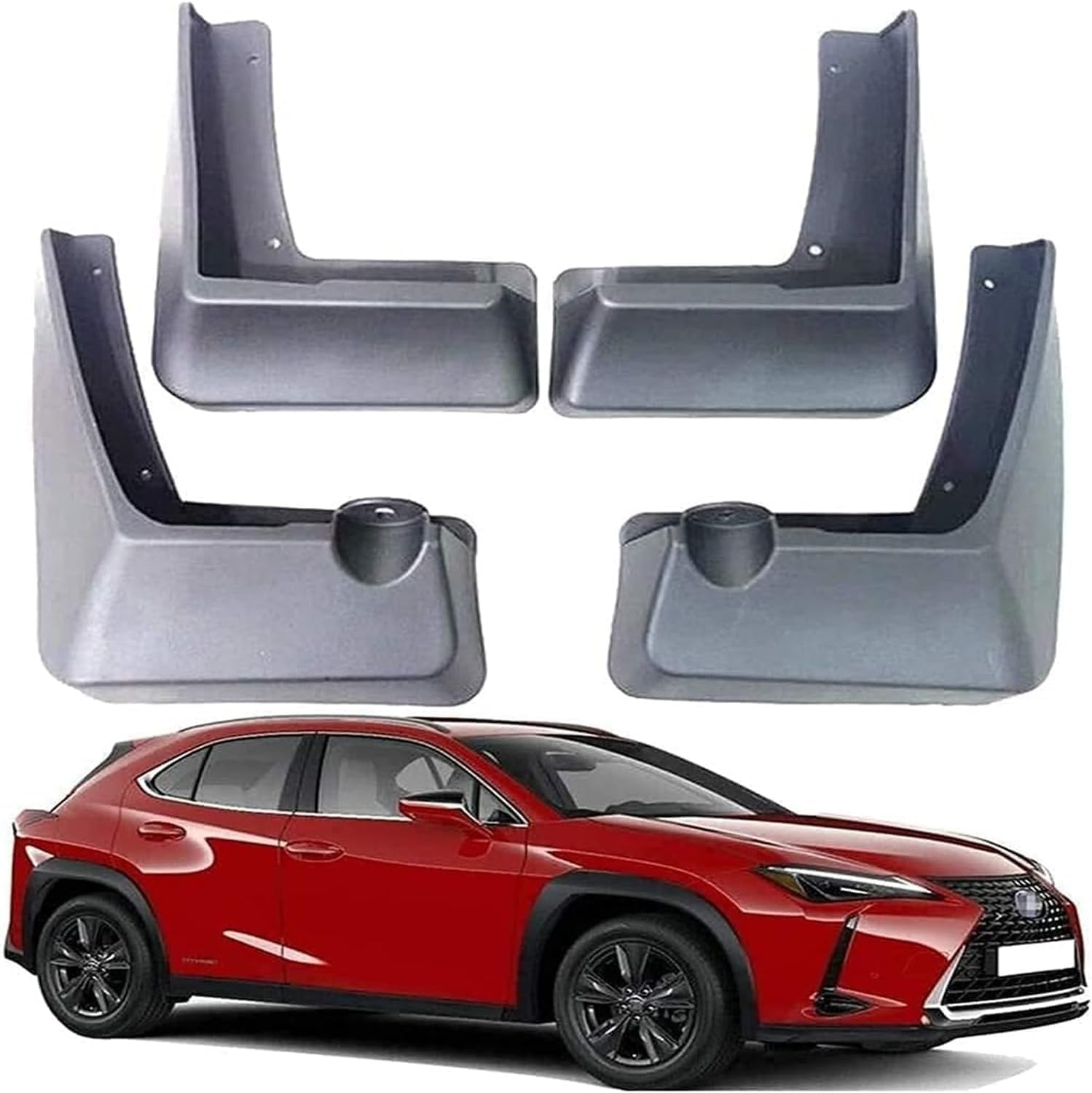 4Pcs Auto-Kotflügel für Lexus UX UX200 UX250H 2019-2020, Auto-Front- und Heck-Spritzschutz, Auto-Außenschutz von FMfanmi