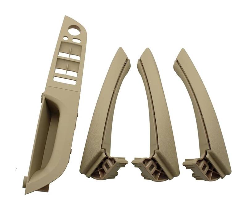 Beifahrer Türgriff Kit Für B&MW 3er E90 E91 316i 318i 320i 325i 328i 2004–2012 LHD Linke Fahrertür-Armlehne Innengriff Kompletter Satz(Beige,35.5 High-end) von FNCVTM