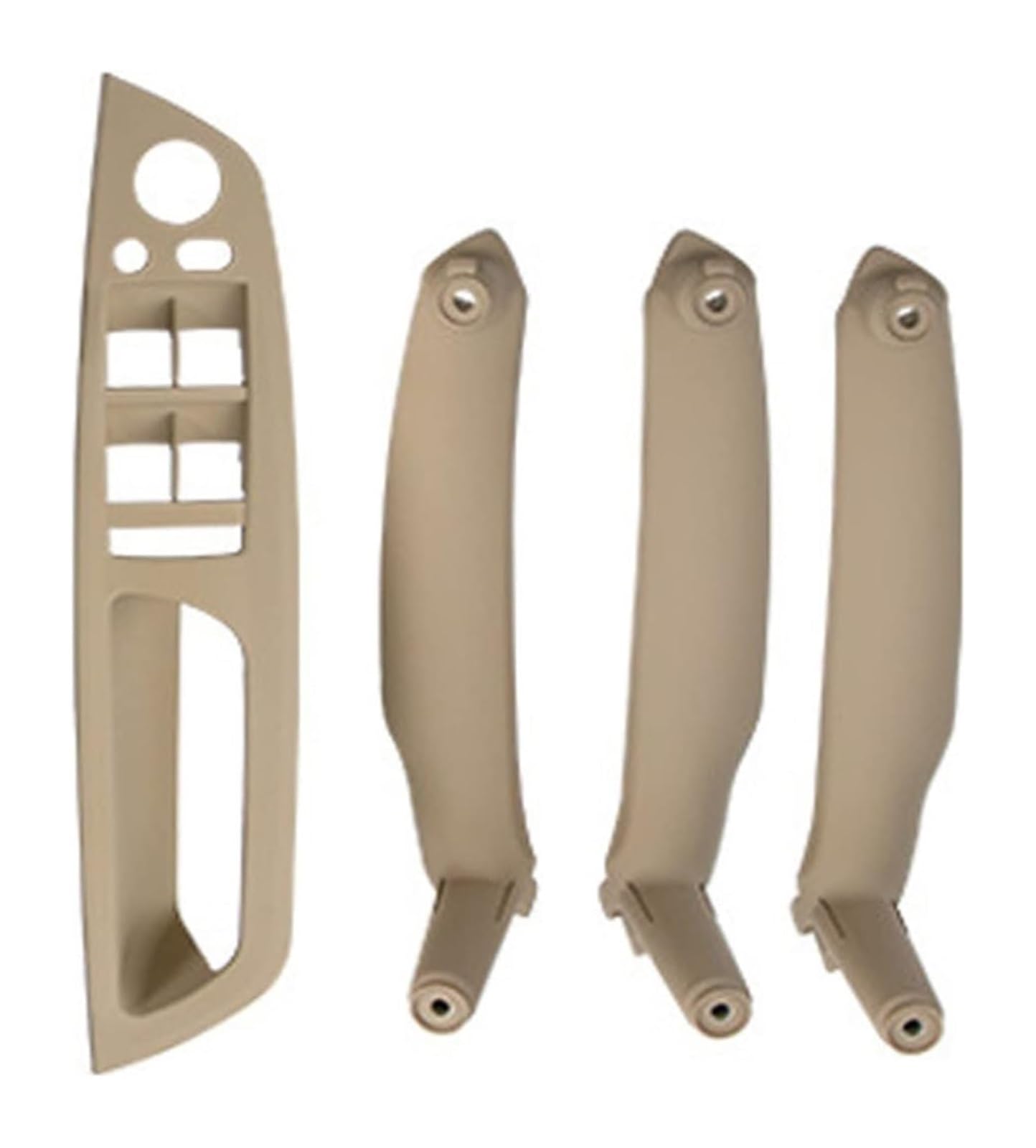 Beifahrer Türgriff Kit Für B&MW E70 E71 X5 X6 2007-2014 Auto Links Vorne Fahrersitz LHD Innentürgriff Innenverkleidung Pull Trim(Beige 4 Pcs) von FNCVTM