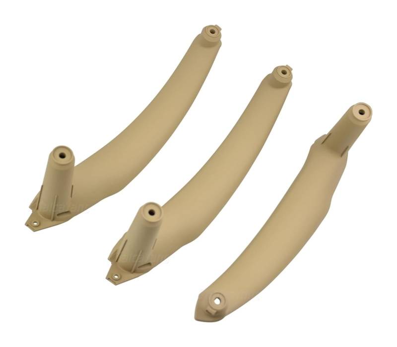 Beifahrer Türgriff Kit Für B&MW E70 X5 2007-2013 E71/E72 X6 2008-2014 Armlehne Auto LHD Innentürgriffabdeckung Innentür-Zuggriffverkleidung(Beige 3 Pcs) von FNCVTM