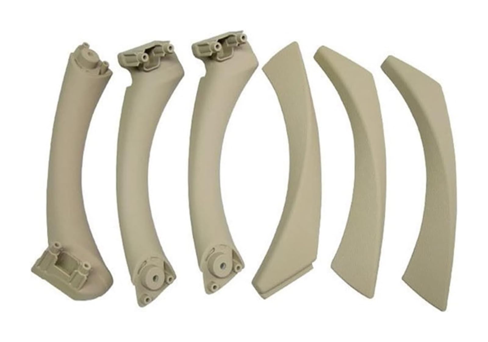 Beifahrer Türgriff Kit Für B&MW E90 E91 3er 2004–2012 LHD RHD Innentürgriff-Panel-Kit Sedan Pull Trim Cover Zubehör(Beige) von FNCVTM