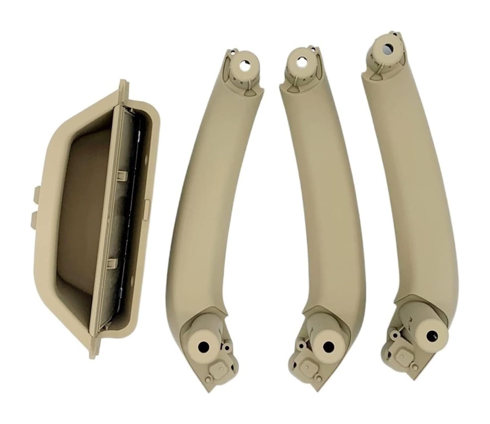 Beifahrer Türgriff Kit Für B&MW X3 X4 F25 F26 2010-2016 RHD LHD Auto Innentürgriff Panel Griff Pull Trim Abdeckung(Lhd 4pcs Set Beige) von FNCVTM