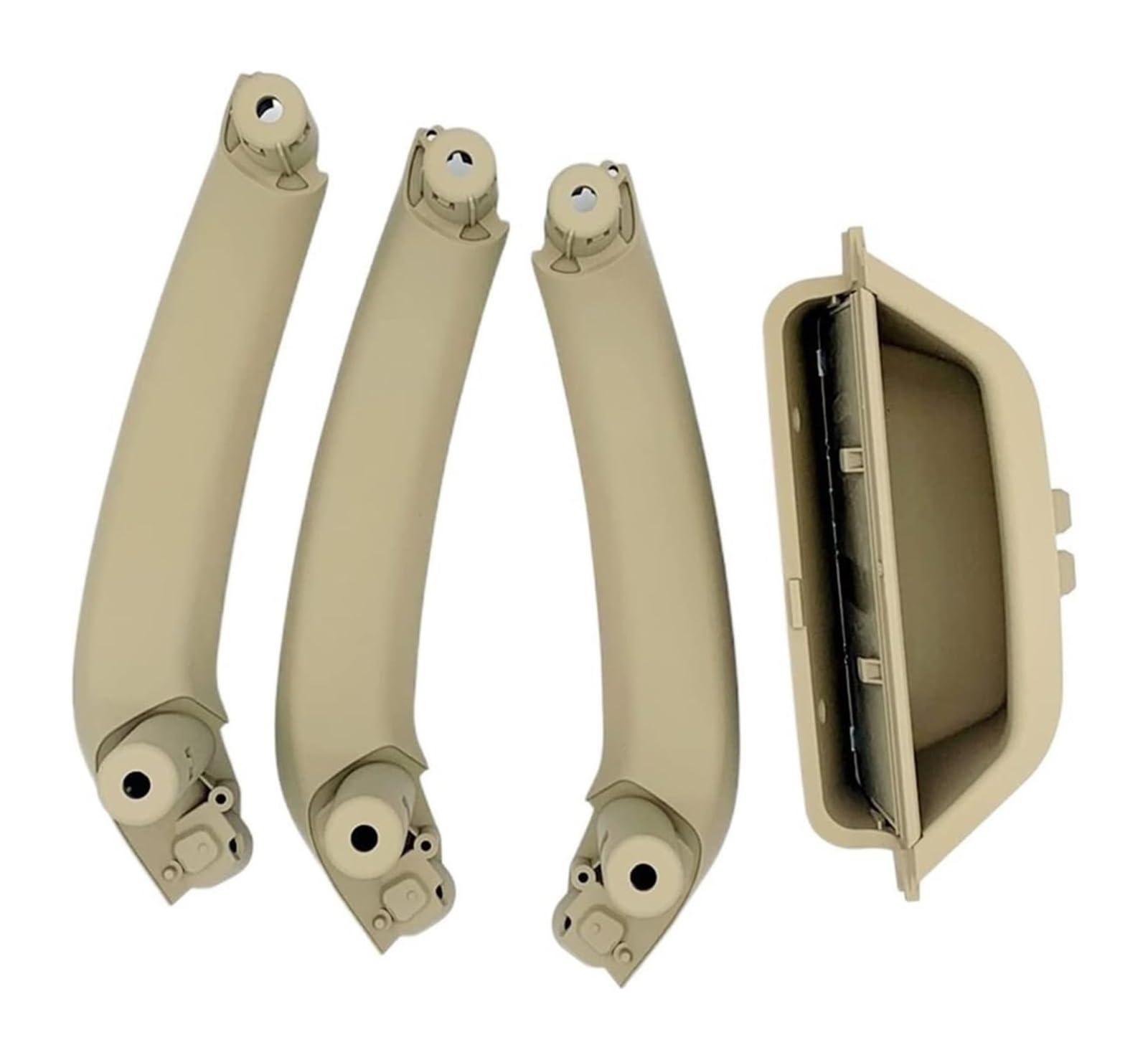 Beifahrer Türgriff Kit Für B&MW X3 X4 F25 F26 2010–2017 LHD RHD Auto Links Vorne Innentürgriff Panel Pull Trim Cover Zubehör(RHD 4pcs Set Beige) von FNCVTM