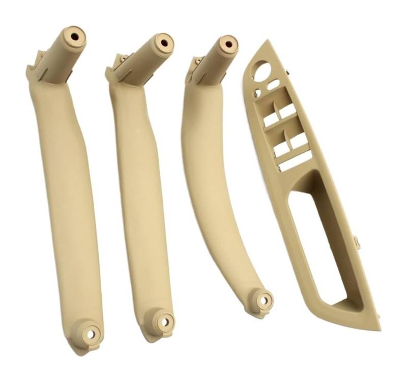 Beifahrer Türgriff Kit Für B&MW X5 X6 E70 E71 E72 2007-2013 RHD Rechtslenker Innentür Armlehne Zuggriff Komplettset(RHD Beige 4pcs) von FNCVTM