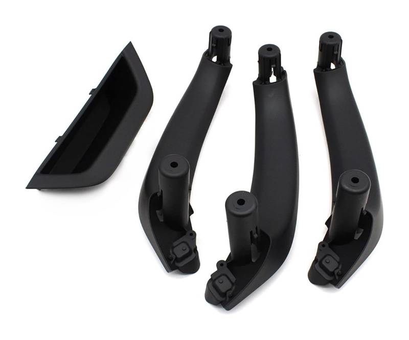 Beifahrer Türgriff Kit Für Mitsubishi Für Pajero Für Montero Für Shogun MK3 V63 V65 V73 V75 V77 V78 Auto Innen Tür Griff Pull Griff Trim(Lhd Black Set) von FNCVTM