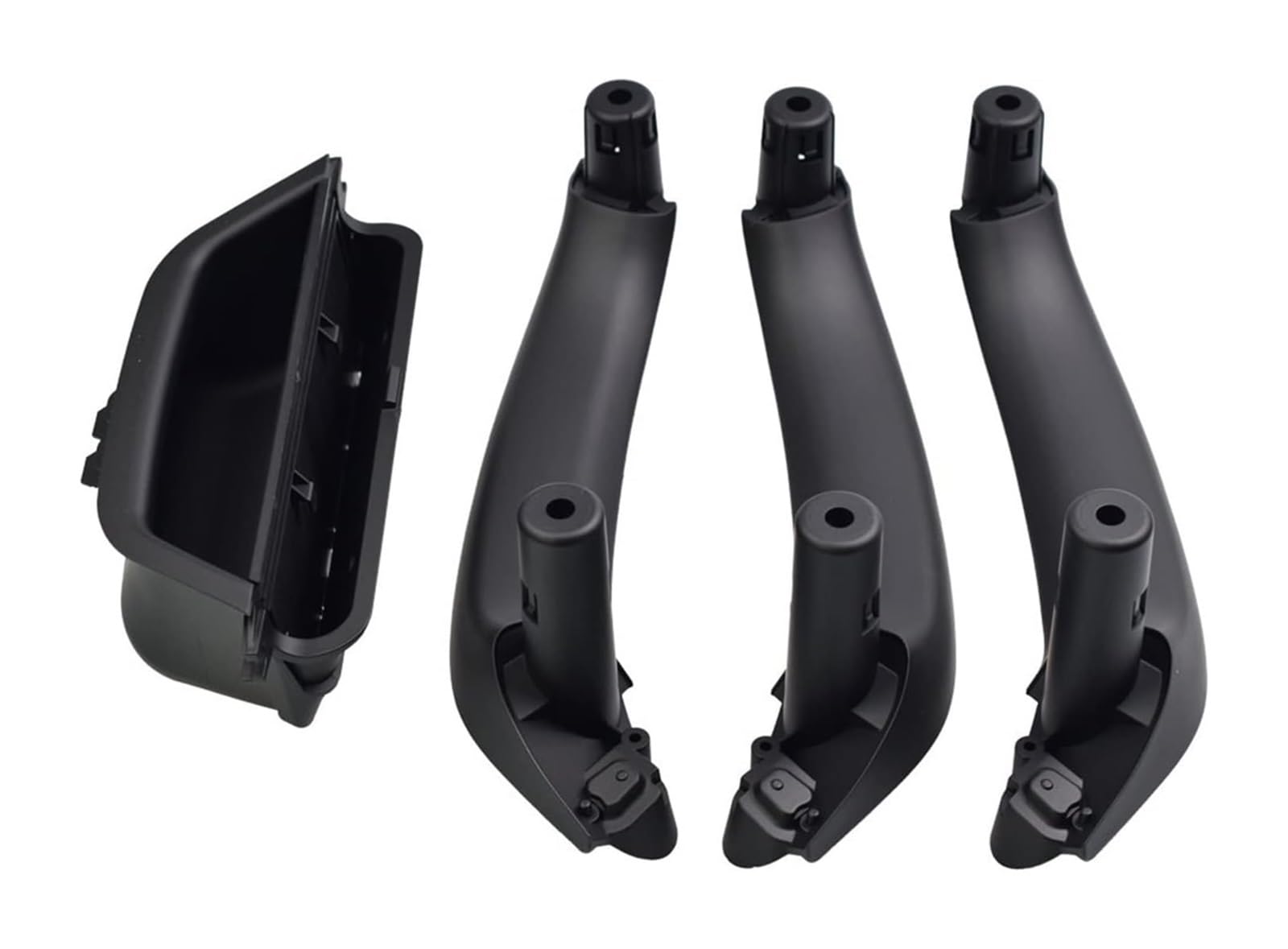 Beifahrer Türgriff Kit Für S&Koda Für Superb 2001–2008 Auto Links Rechts Innen Türgriff Armlehne Zubehör(Black-4pcs) von FNCVTM