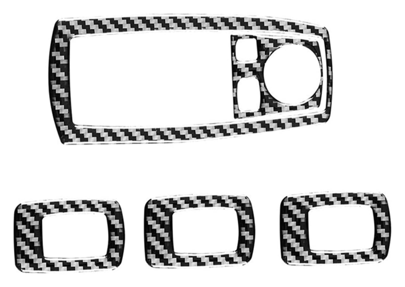 Für BM&W X3 E83 2006-2010 Autofenster Weiche Kohlefaser Schalter Panel Dekorative Abdeckung Trim Aufkleber Heber Knopf Auto Innenraum Für BM&W X3 E83 2006-2010 Autofenster Weiche Kohlefaser Schalter Panel Dekorative Abdeckung Trim Aufkleber Heber Knopf Auto Innenraum von FNCVTM