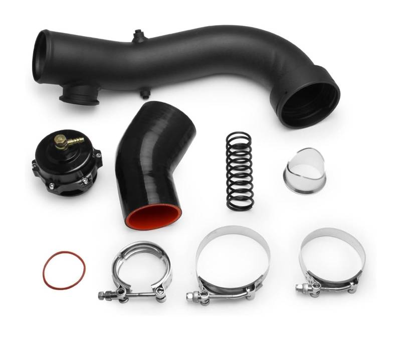 Kaltluft Ansaugrohr Für B&MW N54 E88 E90 E92 135I 335I 50MM Lufteinlass Turbo Charge Hard Pipe Kit Lufteinlassrohr von FNCVTM