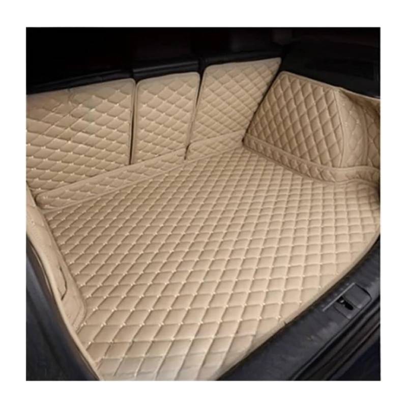 Kofferraum Fußmatten Zubehör Für Benz Für B Klasse 2009-2021 Schutz Zubehör Tablett Teppich Kofferraum Liner Auto Kofferraum Innen Auto Stamm Matten(Beige) von FNCVTM