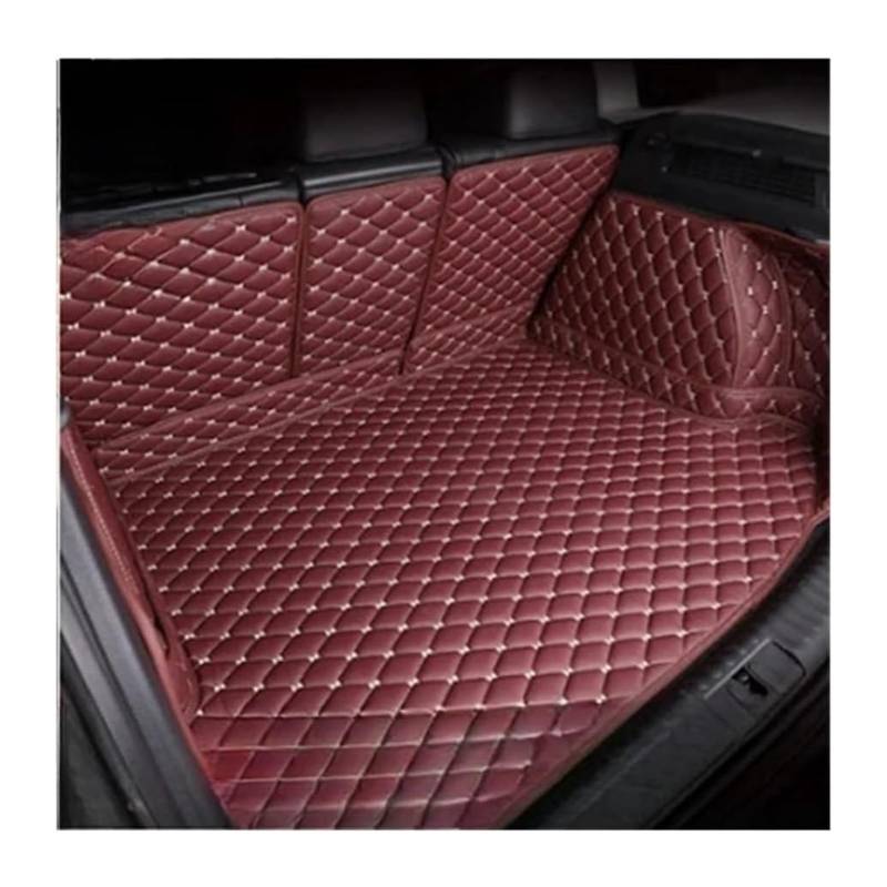 Kofferraum Fußmatten Zubehör Für Benz Für B Klasse 2020-2021 Hinten Stamm Boden Mat Tray Liner Auto Kofferraum Schutz Innen Auto Stamm Matten(Wine red) von FNCVTM