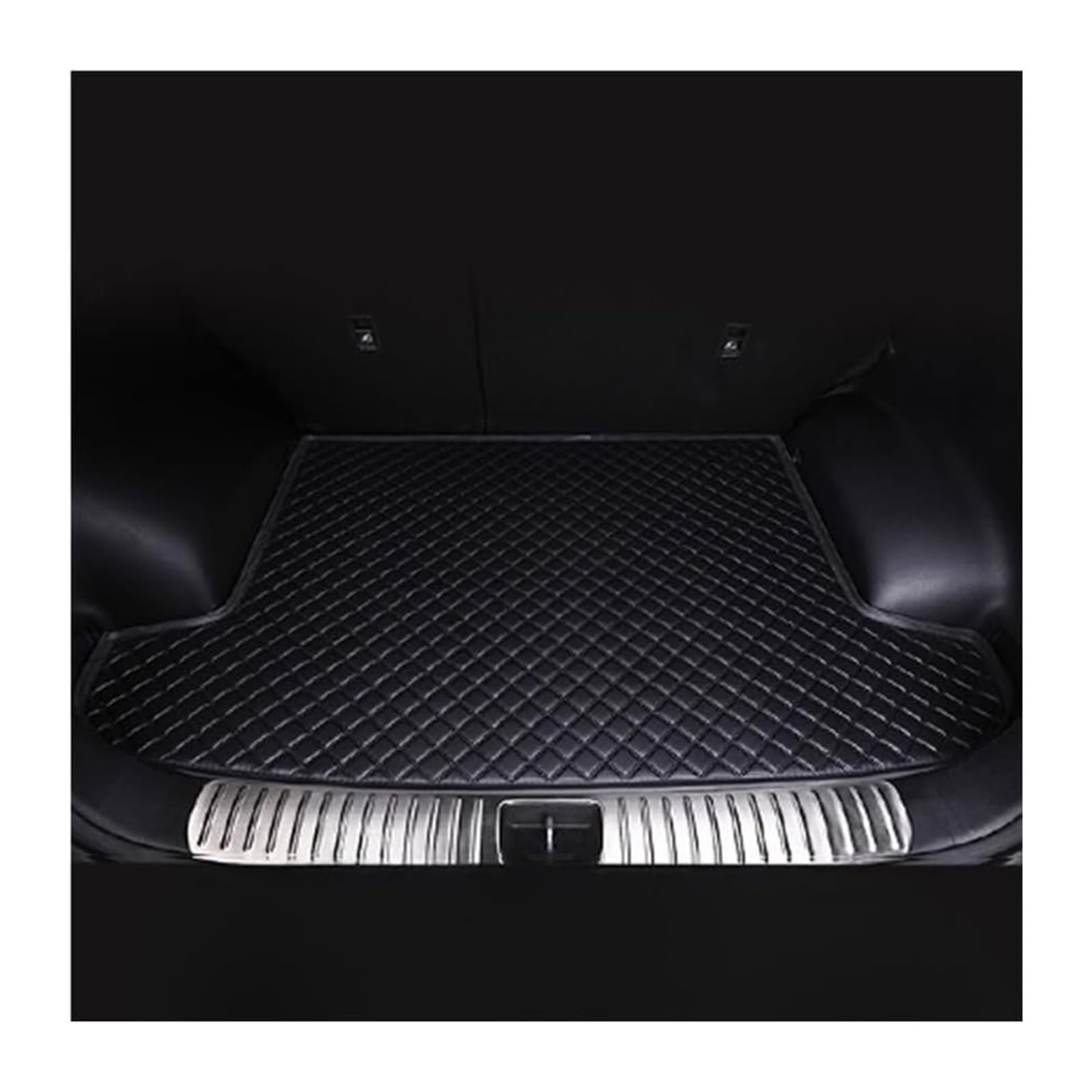 Kofferraum Fußmatten Zubehör Für Hyundai Für Sonata 2010-2015 Hinten Stamm Boden Mat Tray Teppich Boot Liner Auto Boot Schutz Innen Auto Stamm Matten von FNCVTM