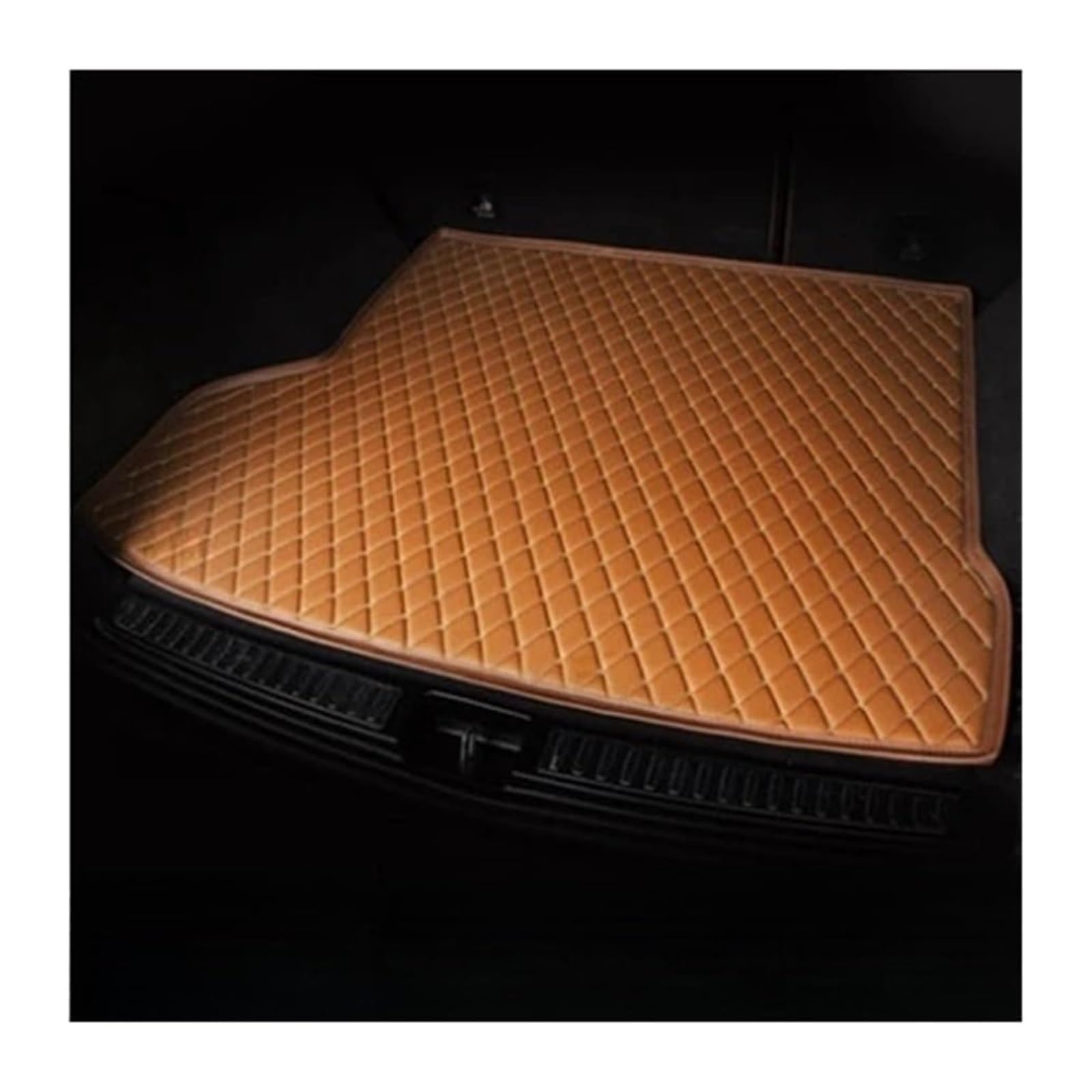 Kofferraum Fußmatten Zubehör Für Hyundai Für Sonata 2010-2020 Hinten Stamm Boden Mat Tray Boot Liner Schutz Innen Auto Stamm Matten(Coffee) von FNCVTM