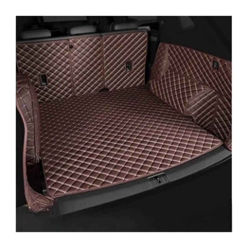 Kofferraum Fußmatten Zubehör Für Hyundai Für Sonata Für 8th 2010-2015 Hinten Stamm Boden Mat Tray Boot Liner Auto Boot Schutz Innen Auto Stamm Matten(Brown) von FNCVTM