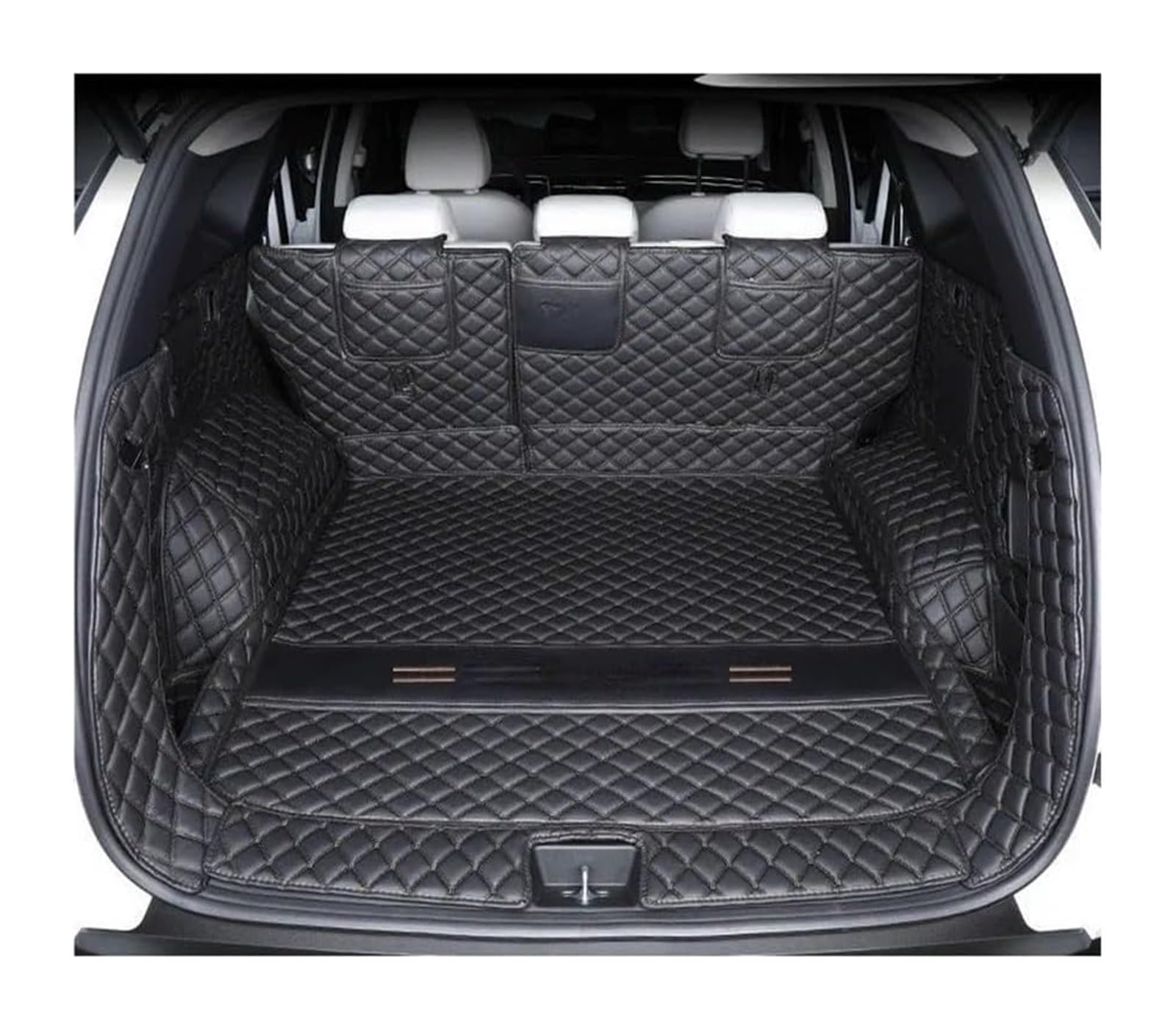 Kofferraum Fußmatten Zubehör Für Hyundai Für Tucson Für NX4 2022-2023 Schutz Innen Auto Stamm Matten Auto Matte Stamm Matte Coche Lagerung Pad Boot Liner(Color 4) von FNCVTM