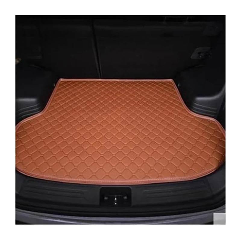 Kofferraum Fußmatten Zubehör Für Peugeot Für 4008 2012-2017 Cargo-Liner Teppich Innen Zubehör Abdeckung Auto Kofferraum Schutz Innen Kofferraum Matte(Brown) von FNCVTM