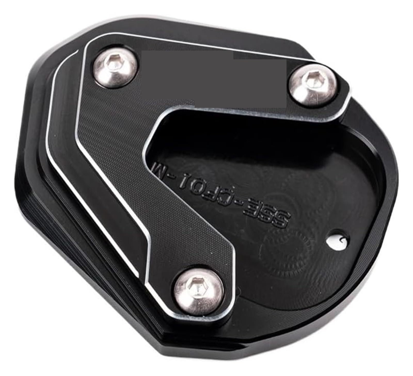 Motorrad Seitenständer Kickstand Für CFMOTO 800MT 650MT 650 800 MT 650 TR-G TRG Motorrad-Seitenständer-Schlüsselanhänger, CNC-Ständer, Seitenständer-Verlängerung(Stand pad-Black) von FNCVTM