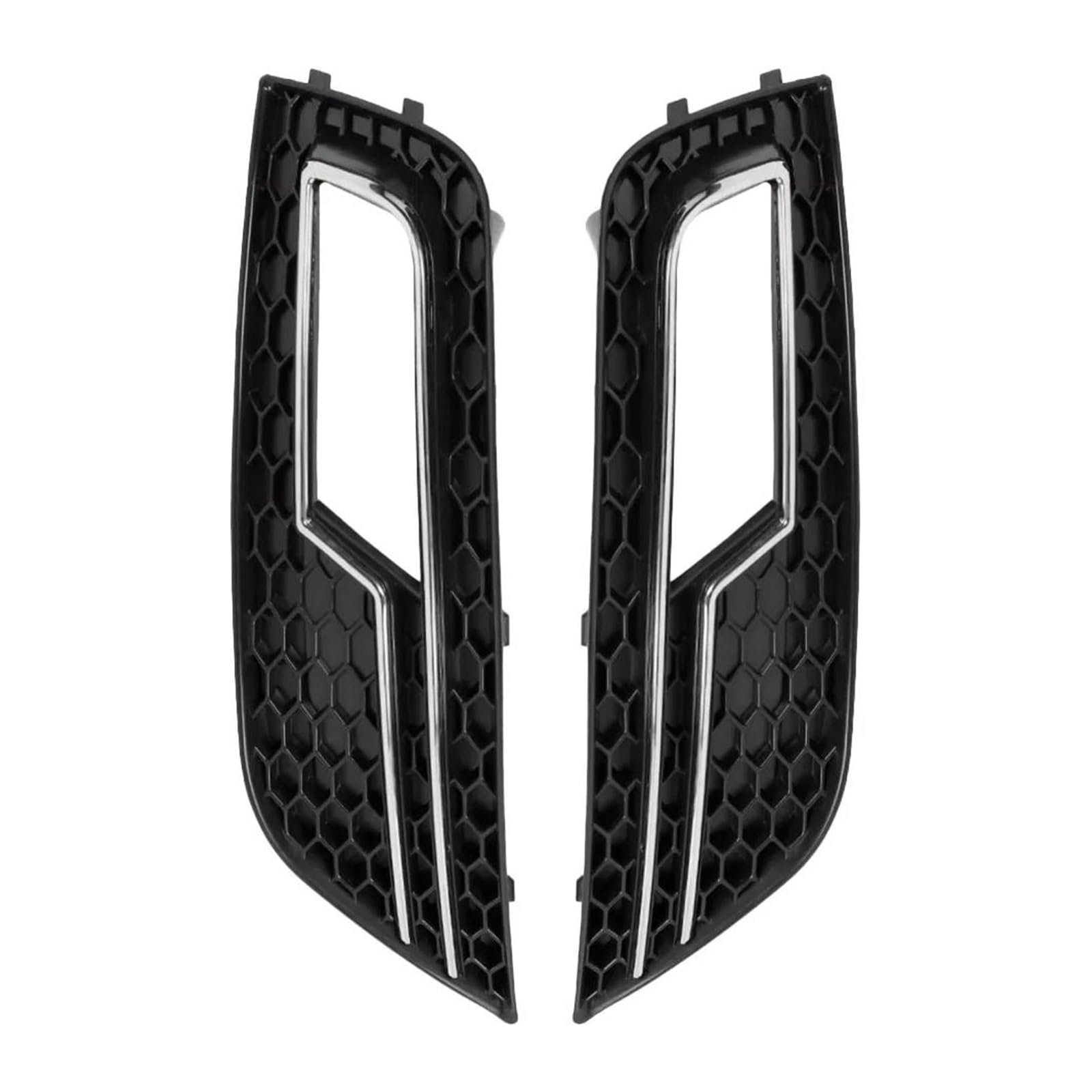 Auto-Frontgrill For A4 2013 2014 2015 2016 8K0807681K 8K0807682K Front Fog Light Grille Cover Trim Car Fog Lamp Grille Frontstoßstangengrill von FNERRMEVC