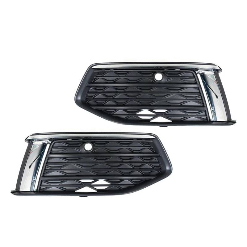 Auto-Frontgrill For A6 C8 2019 2020 2021 Car Front Bumper Fog Light Lamp Grille Cover Fogs Lamp Trim Frame 4KD807647 4KD807648 Frontstoßstangengrill(Links und rechts) von FNERRMEVC