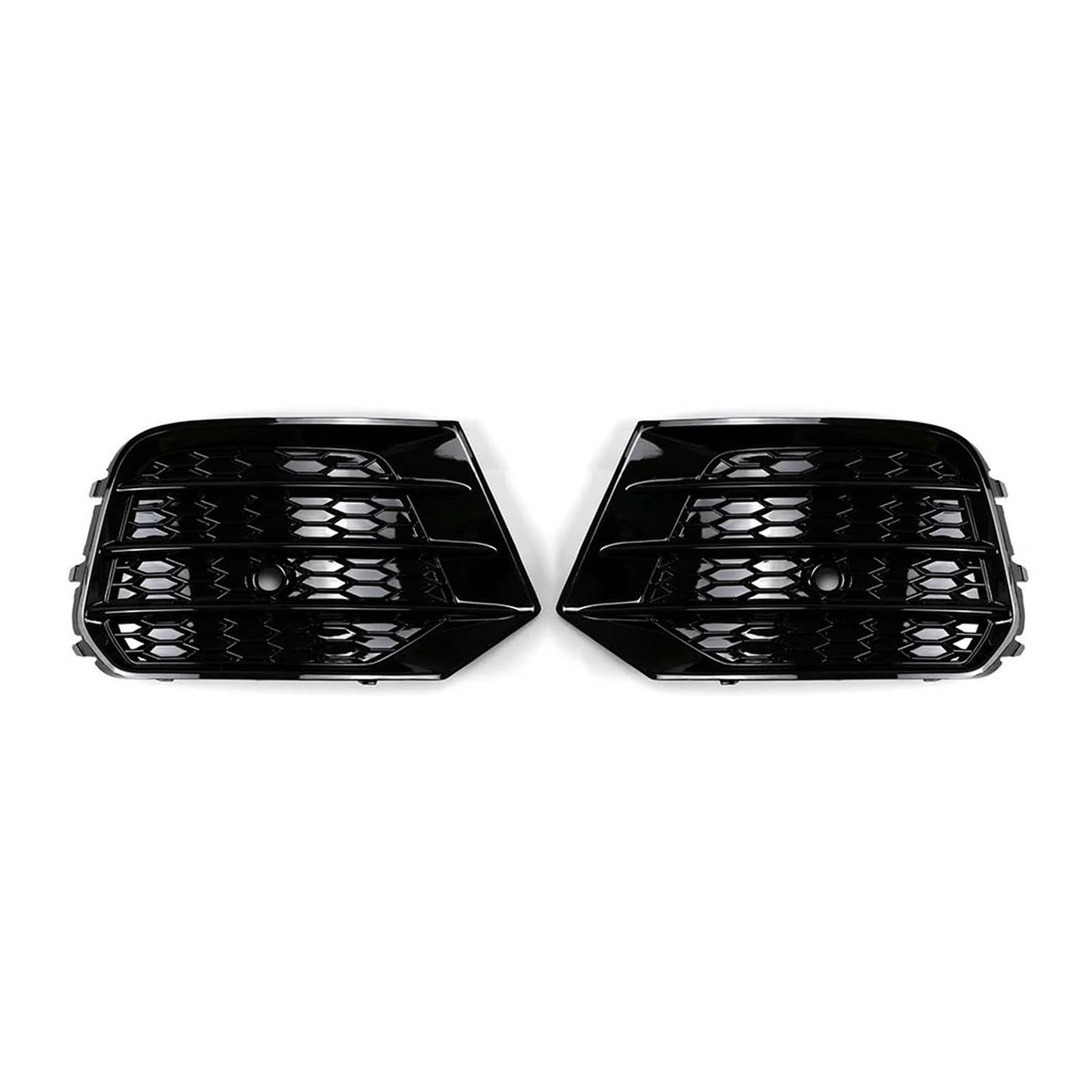 Auto-Frontgrill For Q3 2016 2017 2018 Car Front Bumper Fog Light Grille Honeycomb Fog Lamp Grill Cover Frontstoßstangengrill von FNERRMEVC