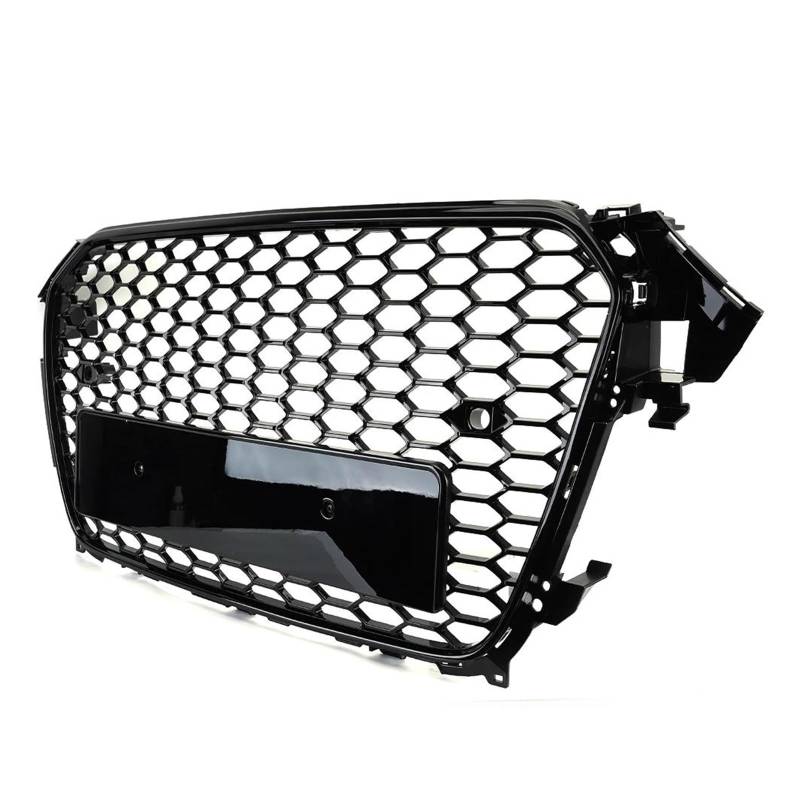 Auto-Frontgrill Für A4 B8PA 2013 2014 2015 2016 EU-Version Wabengitter-Frontstoßstangengrill Hellschwarzer Rahmen 8K0853651E Frontstoßstangengrill von FNERRMEVC