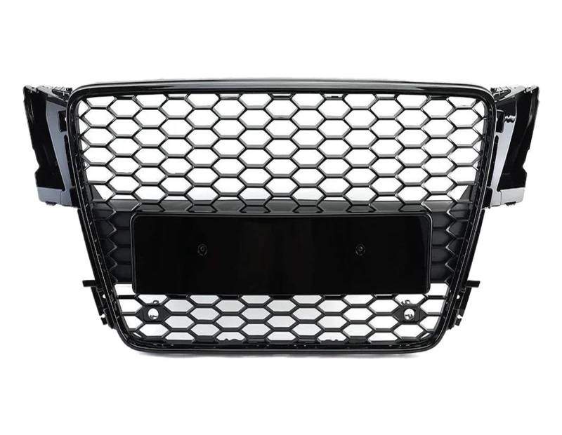 Auto-Frontgrill Für A5 EU 2008-2012 Frontstoßstangengrill Wabengitter Sport-Styling-Netz Schwarz Grillgitter 8T0853651 Frontstoßstangengrill von FNERRMEVC