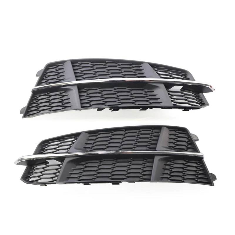 Auto-Frontgrill Für A6 C7 S-Line 2014 2015 2016 2017 2018 Chrom-Frontstoßstangen-Unterseitengitter 4G0807681AN 4G0807682AN 2 Stück Frontstoßstangengrill von FNERRMEVC