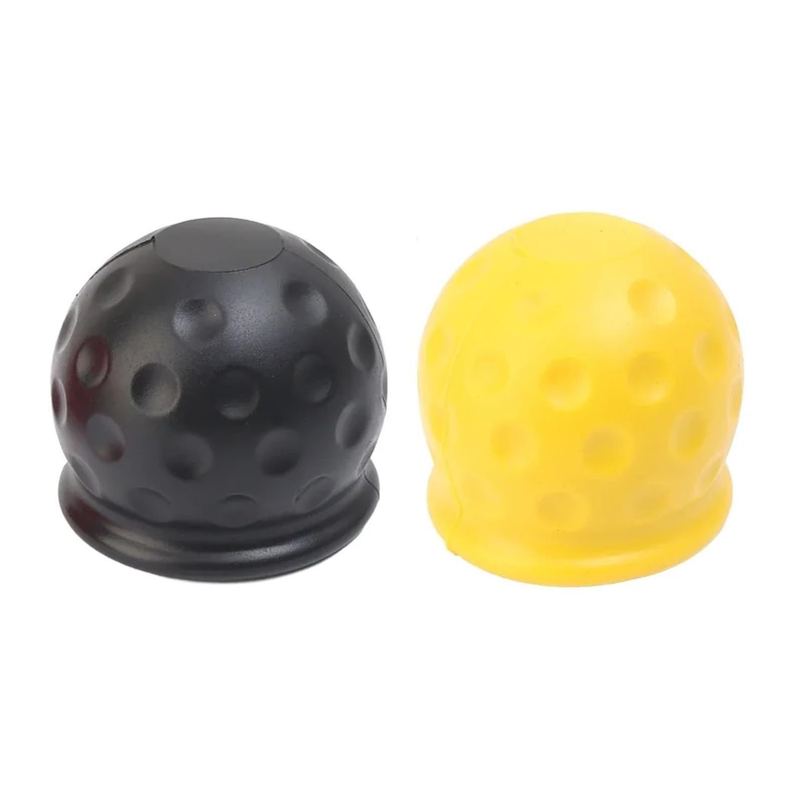 Auto Kugelkopfabdeckung Für Autoanhänger Universelle Schutzhülle Für Autoanhänger PVC-Kugelkopf Zubehör(Black and Yellow) von FNERRMEVC