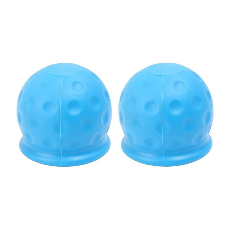 Auto Kugelkopfabdeckung Für Autoanhänger Universelle Schutzhülle Für Autoanhänger PVC-Kugelkopf Zubehör(Blue and Blue) von FNERRMEVC