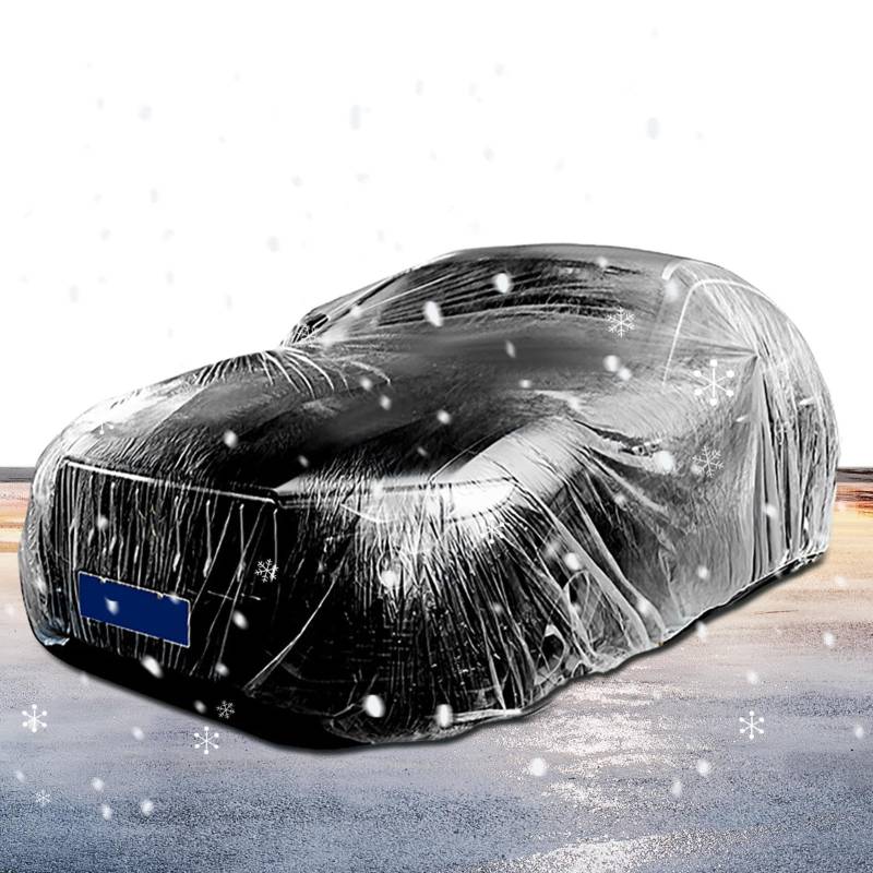 Vollgarage Auto Abdeckung Transparent Auto Kleidung Allwetter Autoabdeckung Auto Regendichte Abdeckung Indoor & Outdoor Car Guard Staubdicht Vollaußenabdeckungen für Alle Marken von Limousinen Autos von FOCCAR