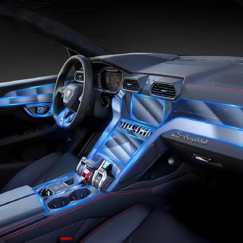 FOEBE Vorgeschnittene Auto-Innen-Mittelkonsole, transparente TPU-Schutzfolie, Anti-Kratz-Aufkleber, LCD-Bildschirm, PPF, für Lamborghini Urus 2018–2021 von FOEBE