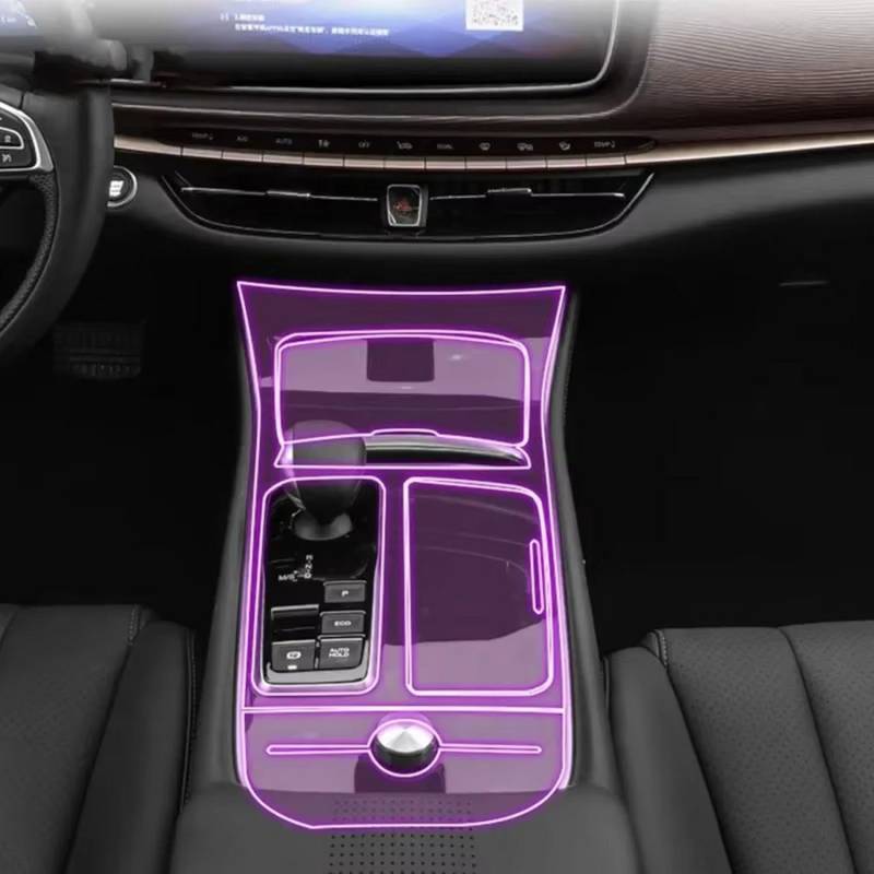 FOEBE Vorgeschnittene Auto-Innen-Mittelkonsole, transparente TPU-Schutzfolie, Anti-Kratz-Aufkleber, LCD-Bildschirm, PPF, für Trumpchi GA6 2019–2023 von FOEBE