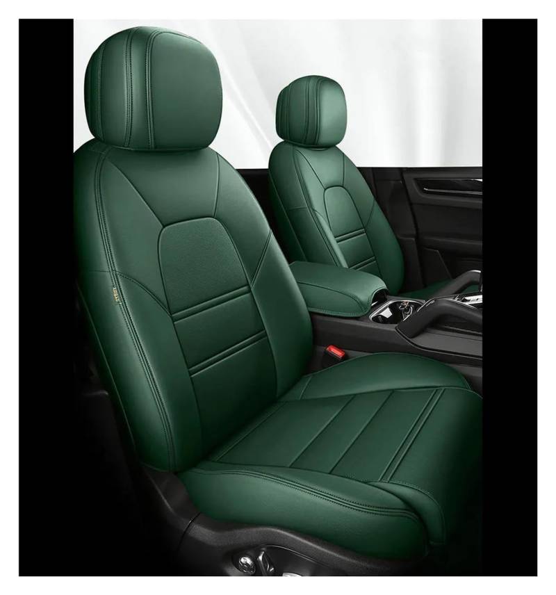 FOGJCMET Auto-Sitzbezüge Für Lexus Für RX 350 2016 2017 2018 2019 2020 2021 2022 Benutzerdefinierte 6-Sitzer Leder Autositzbezüge Zubehör Autositzschoner(Green) von FOGJCMET