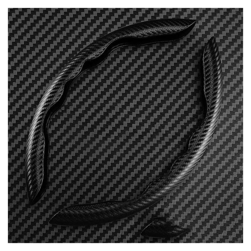 Lenkradabdeckung Schutzhülle 36 cm Auto-Lenkradabdeckung rutschfest Ultradünn Auto-Griff-Schutzhülle Universell Lenkradabdeckung(Black) von FOGJCMET