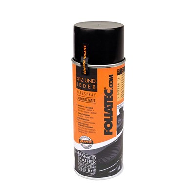 Foliatec 1x 400ml Sitz und Leder Farbspray schwarz matt [Hersteller-Nr. 2402] von FOLIATEC