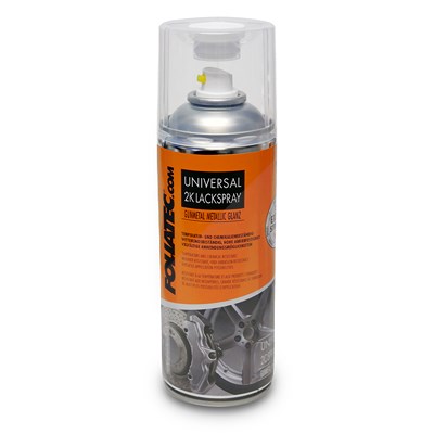 Foliatec Universal 2K Lackspray, gunmetal metallic glänzend [Hersteller-Nr. 2138] von FOLIATEC