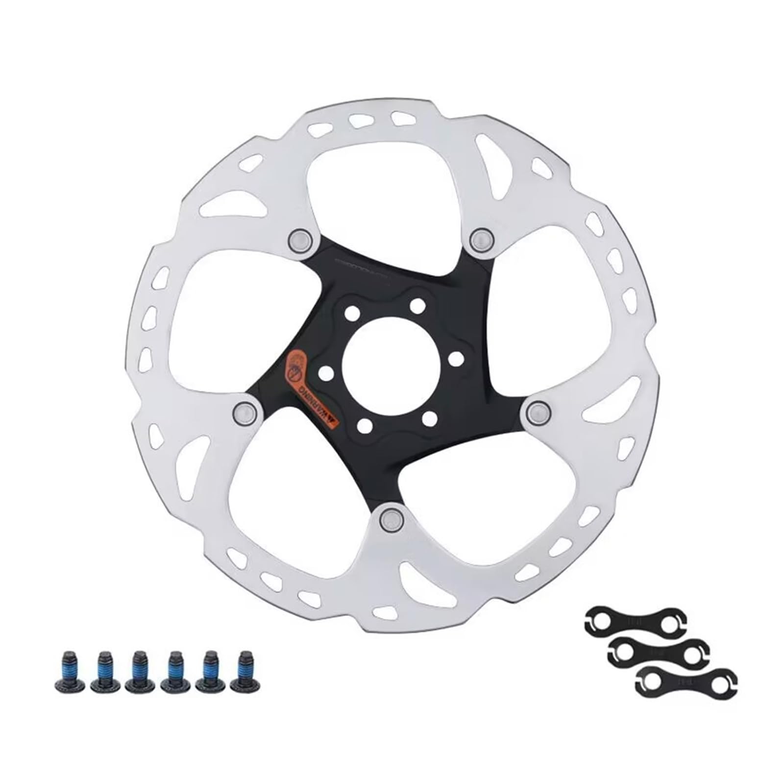 Fahrradscheibenbremsrotor 140/160/180/203mm Bike Brems Rotoradapterherdlock/6 Bolzen Scheibenbremsbremsrotor Einfach Zu Installieren von FOLODA