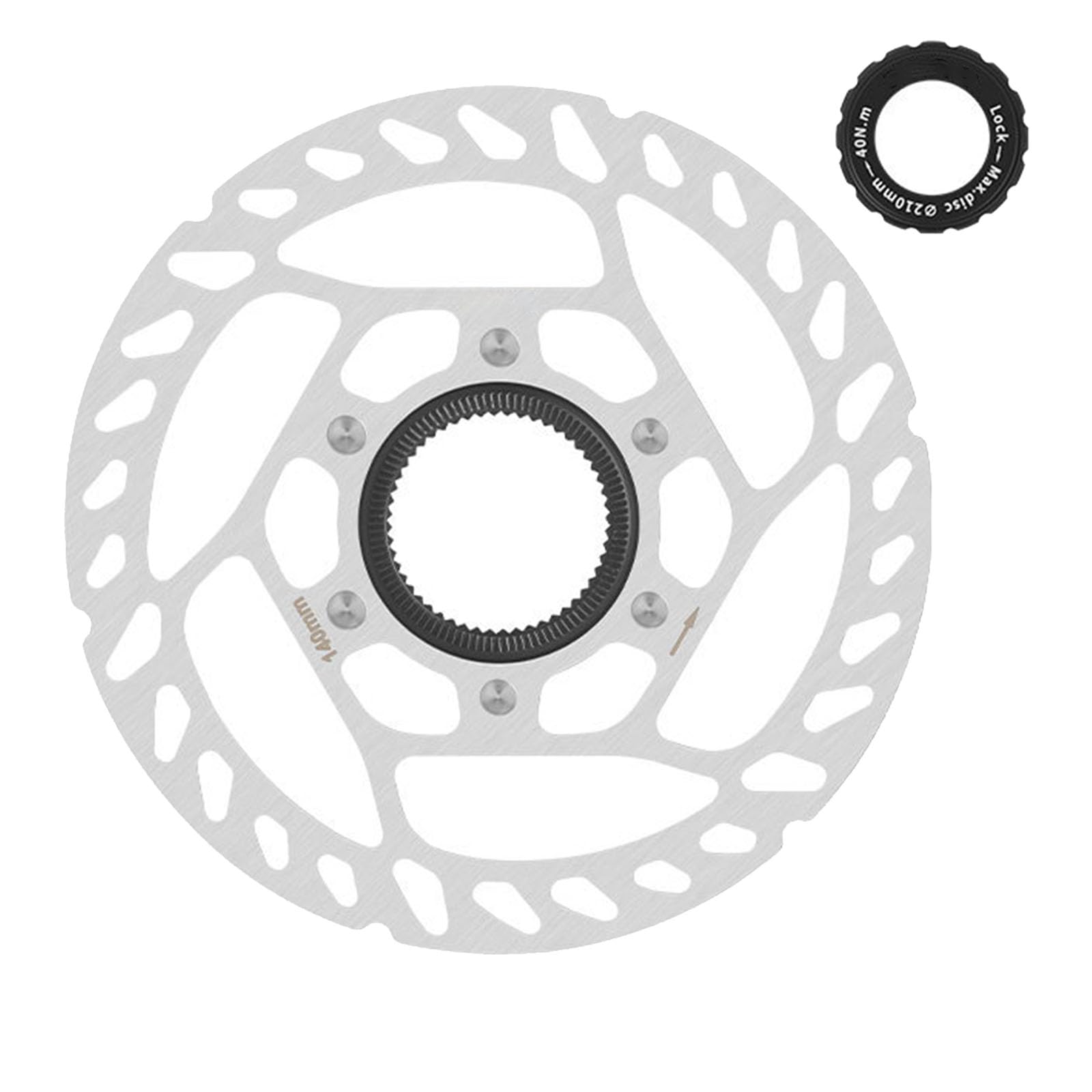 Mountain Bike Center Lock Rotor Hydraulic Centerlock Scheibe Bremsbremsrotor 140 Mm 160 Mm 180 Mm 203 Mm Fahrrad Centerlock Rotor von FOLODA