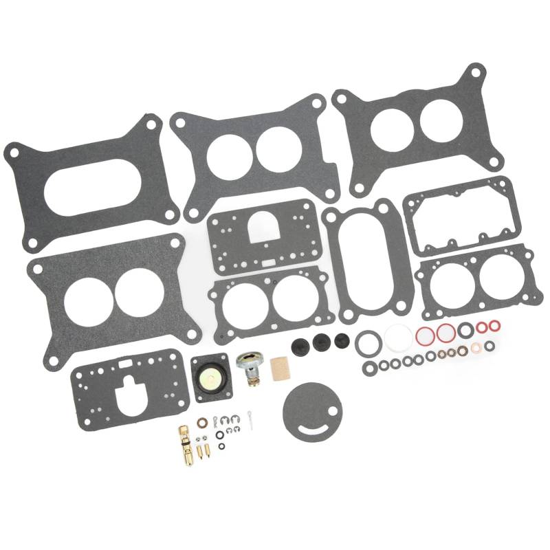 987438, 49-teiliges Marine-Vergaser-Umbauset, langlebig, professionell, gute Leistung für 3,0 4,3 5,0 5,7 2bbl Carb Motoren von FOLOSAFENAR