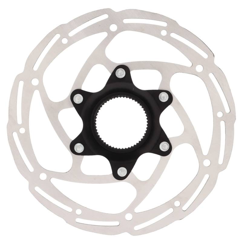 Centerlock-Scheibenbremsrotor, Stahl, Verformungsfrei, Korrosionsbeständig, Fahrrad-Scheibenbremsrotor, Reduziert die Wärmeübertragung für die Wartung (160mm) von FOLOSAFENAR